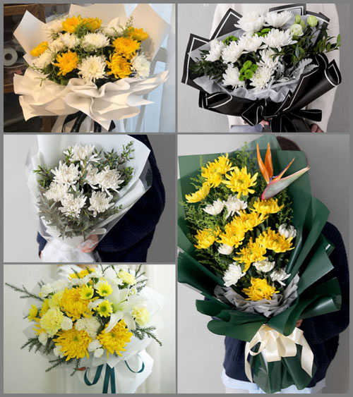 上海浦东新区高东镇珊黄村白事花束代送